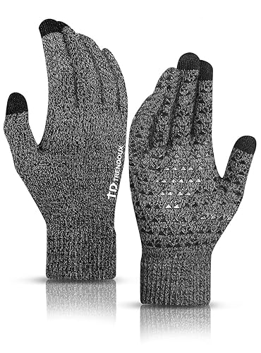 TRENDOUX Winter Gloves for Men Women - Upgraded Touch Screen