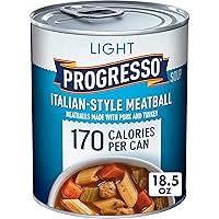 Vista 14 de Progresso Sopa enlatada ligera y sabrosa de cebada y verduras, 18.5 onzas (paquete de 12)