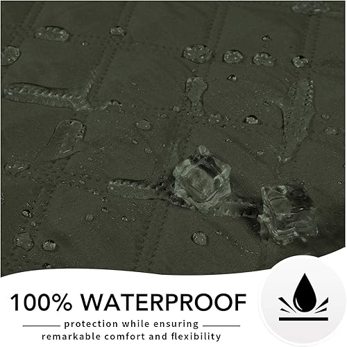 Vista 53 de Easy-Going - Funda protectora, 100 % impermeable, protector de muebles, funda de sofá, funda antideslizante lavable, reutilizable, contra Beige