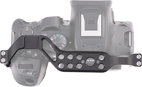 Vista 11 de Fotga Soporte estabilizador de aleación de aluminio para cámara + mango superior para cámara Canon EOS R7 DSLR videocámara compatible con trípode