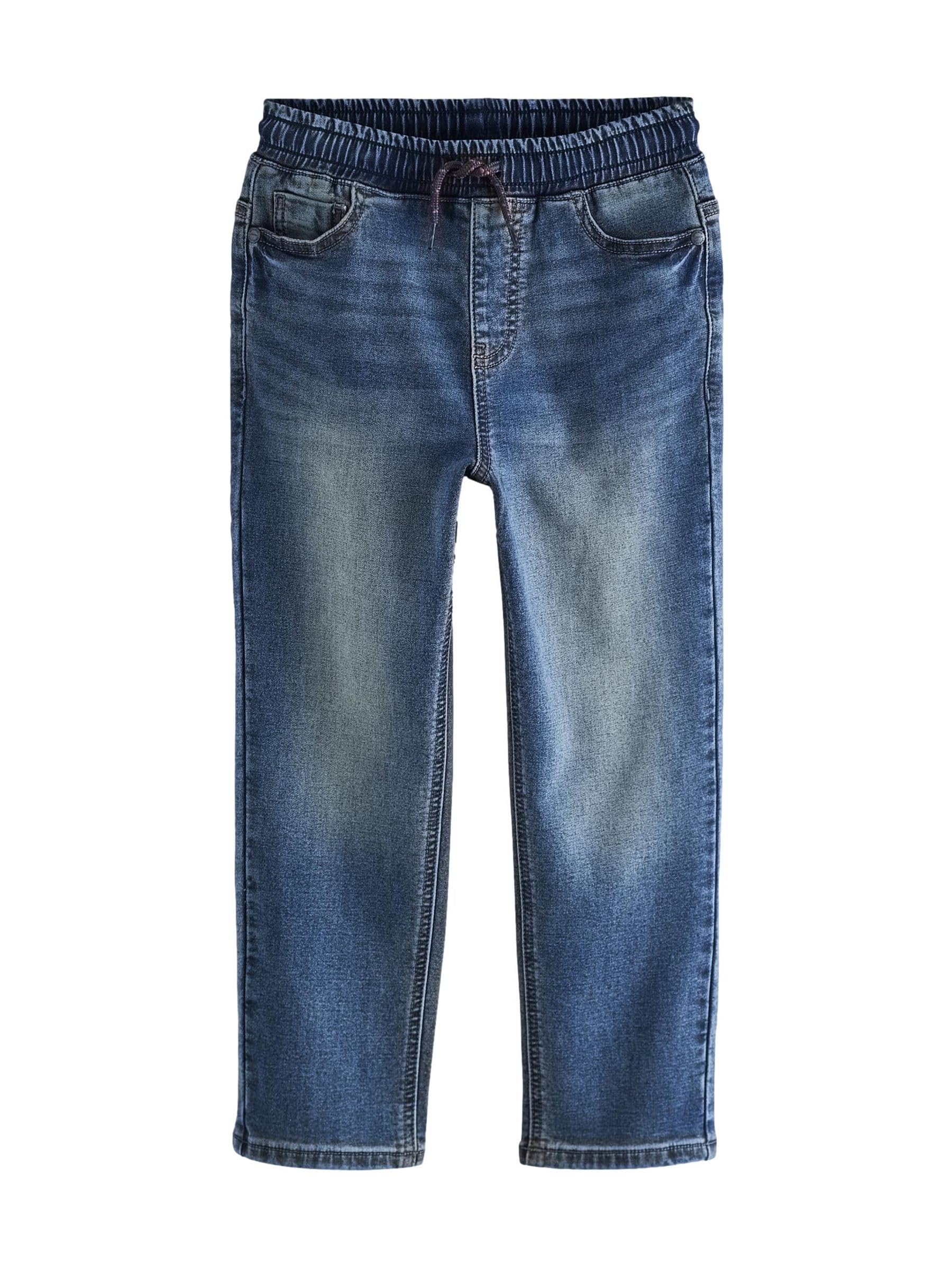NEXT Jersey-Jeans Loose Fit Mid Vintage Blau, 3 Jahre