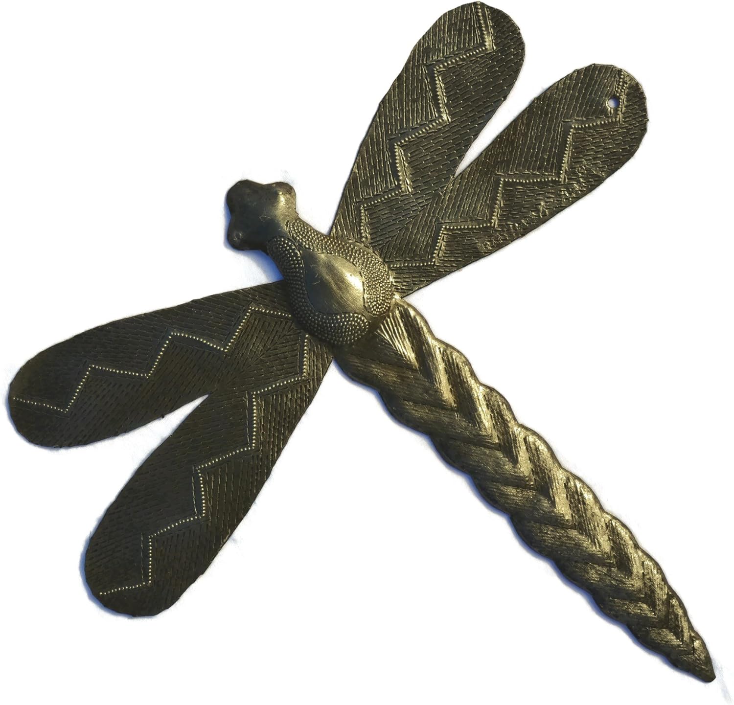 It's Cactus Garden Dragonflies, Set of 2, Fall Decorative Plaques for Indoor Outdoor, Small Ornamental Wall Plaques, Home Decor, Handmade in Haiti 9 x 11 Inches