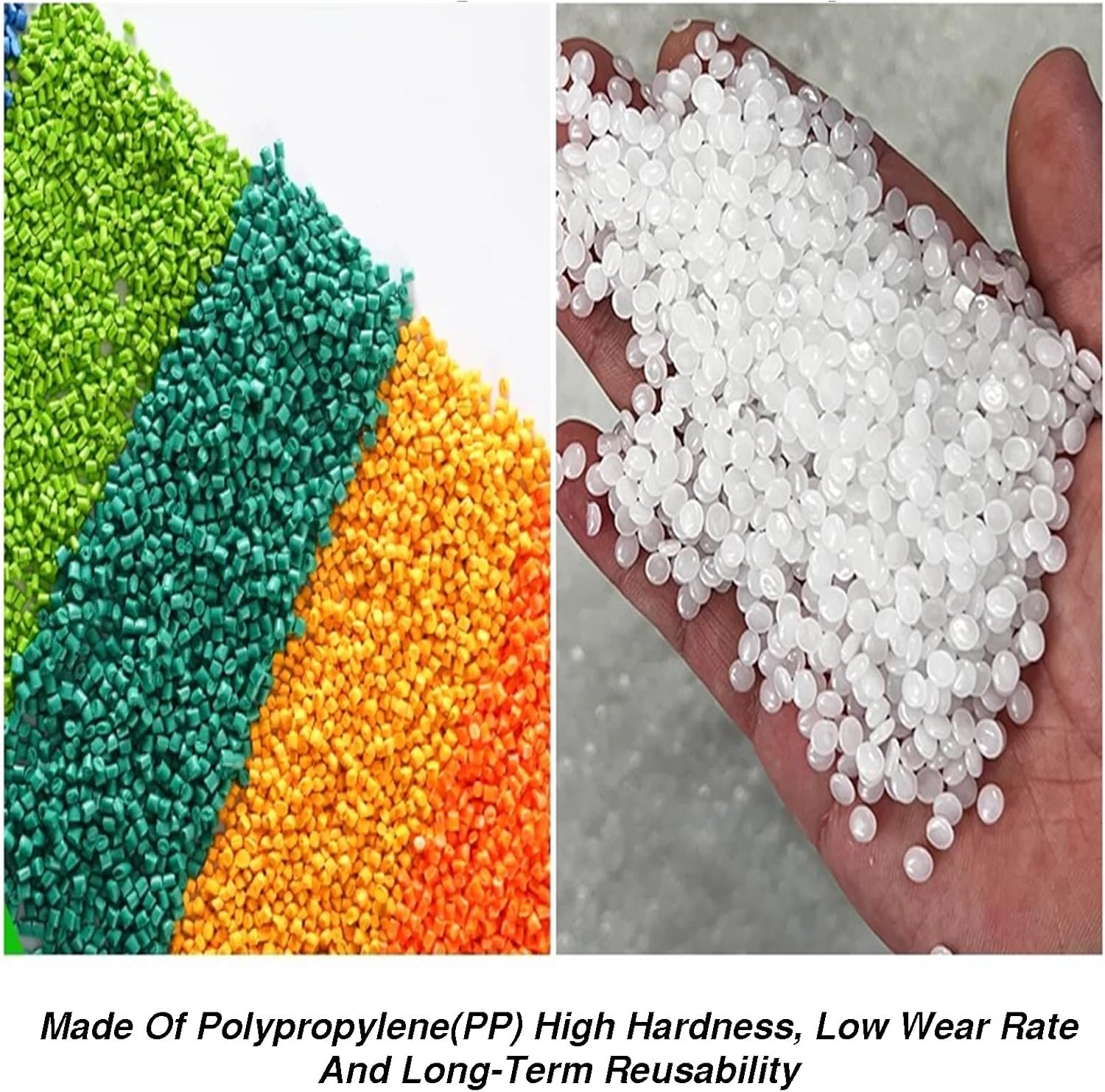 Interlocking Garage Floor Tiles - Heavy-Duty PP Modular Mats, Skid-Resistant, Drainage Design, 11023 lbs Capacity, Perfect for Car Wash & Basement (Set of 4)