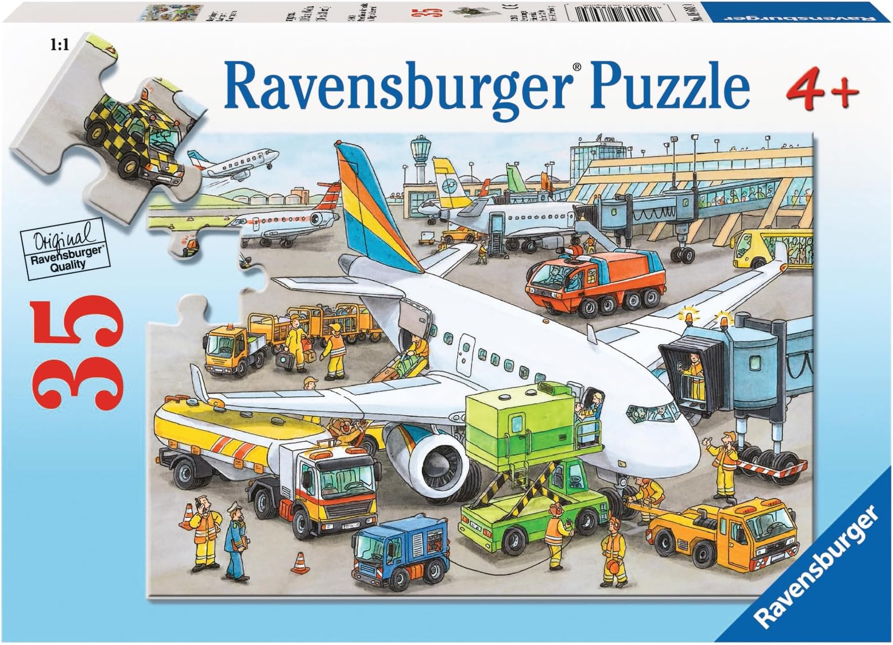 Busy Airport 35 Piece Puzzle
