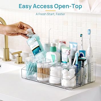 Vtopmart 5 PCS Bathroom Countertop Organizer Sets