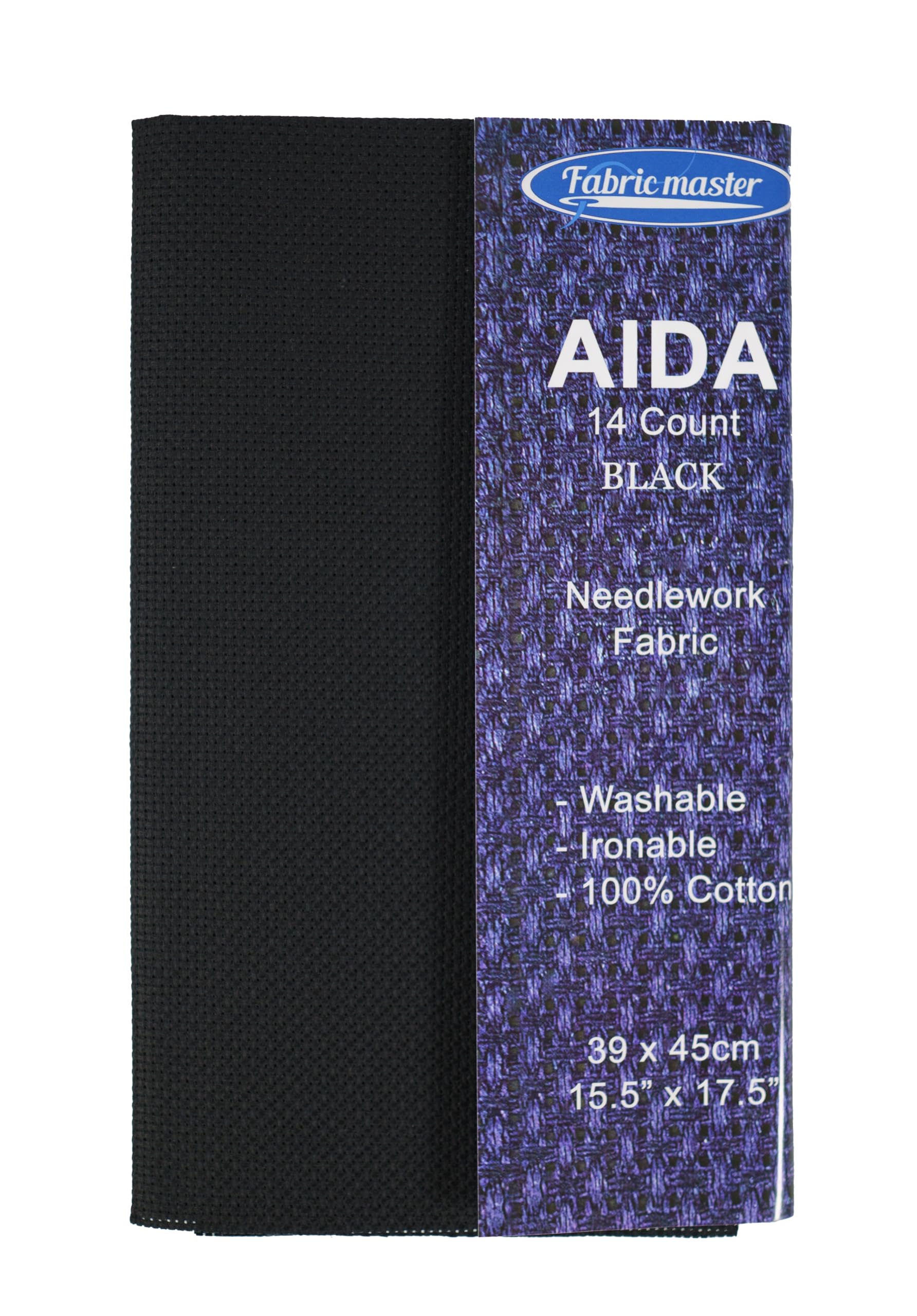 Aida 14 Count Black 39x45cm