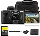 Canon PowerShot V1 Digital Camera | 22.3MP 1.4″ CMOS Sensor, 16‑50mm F2.8‑4.5 Ultra-Wide Zoom, 4K/60p Video, Cooling Fan, Canon Log 3, Dual Pixel CMOS AF II with Bag and 64GB Card
