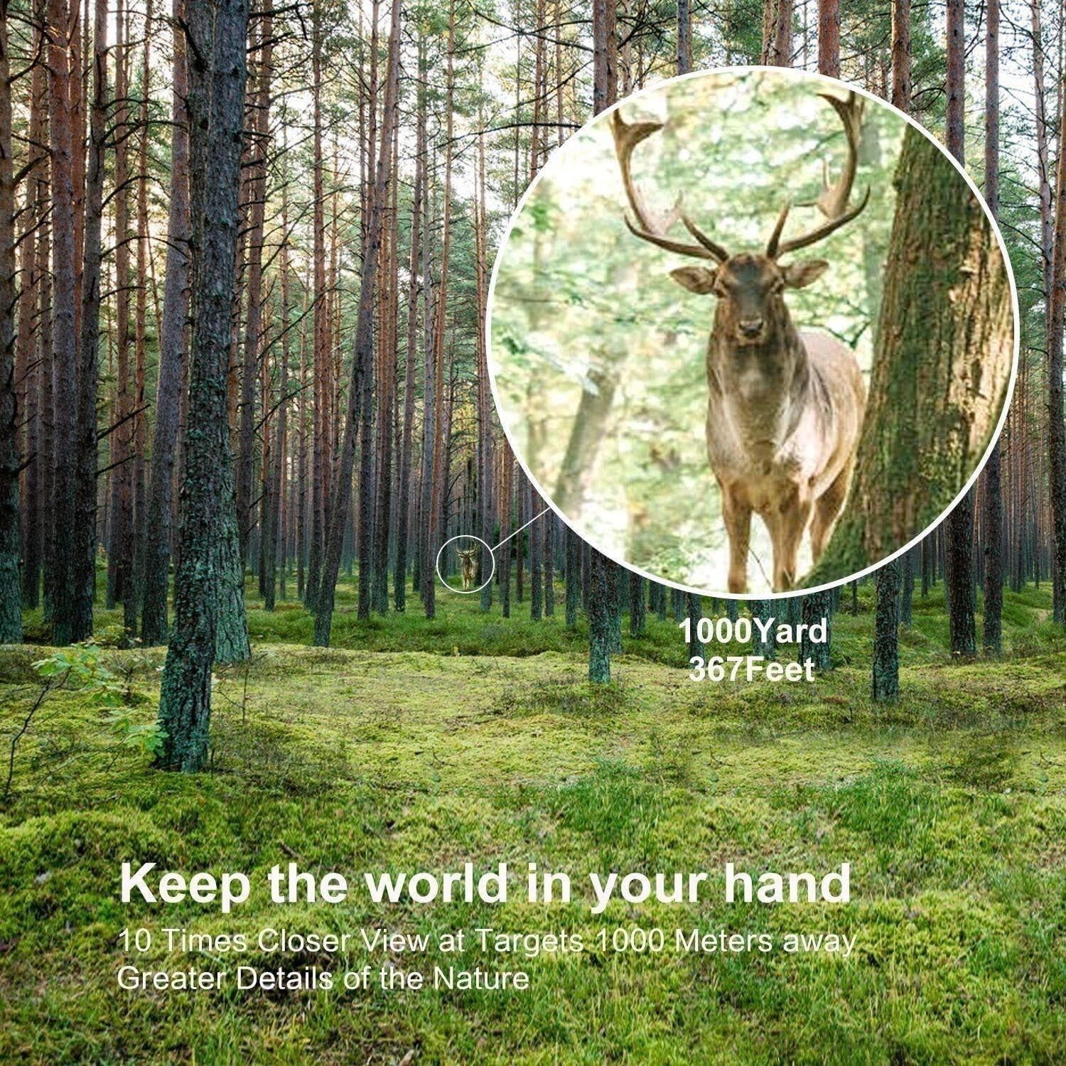 Monocular Digital Night Vision Telescope, 1-8x Magnification Infrared Multifunctional Single Tube HD Scope for Hunting, Bird Watching, Climbing, and Outdoor Adventures