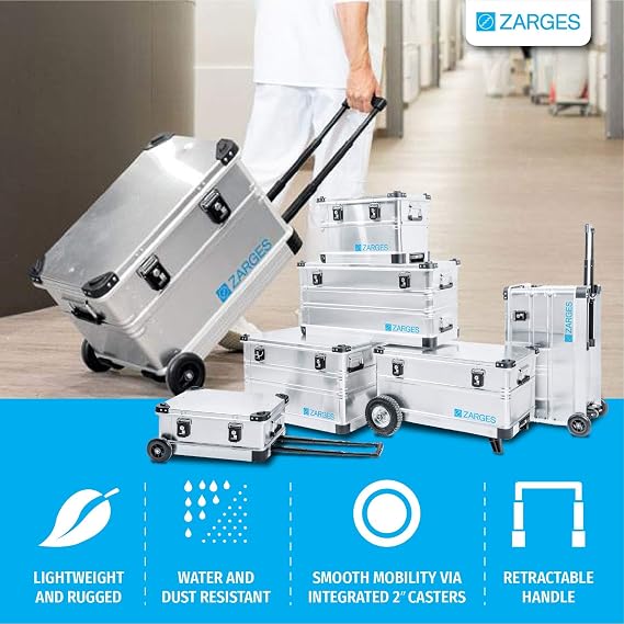 Zarges Mobilbox K 424 XC, Approx. IM: 750 x 450 x 310, Multicoloured, (105L) EU, Modern