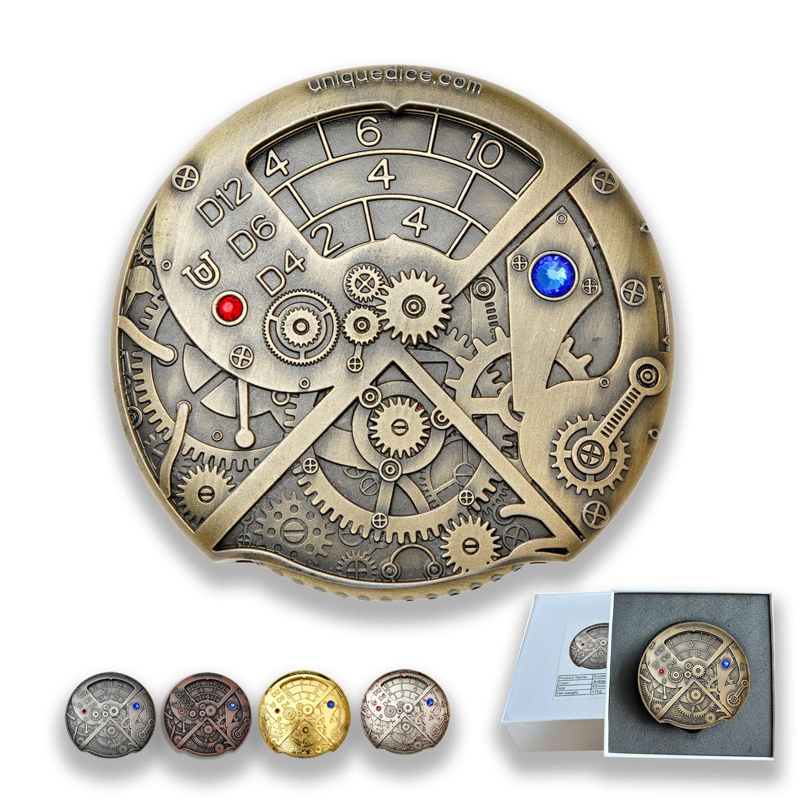 UD UNIQUE DICE Skull Dice Bone Dice DND Metal Dice Set D&D Skull Dice Polyhedral Dice Set with DND Dice Set Polyhedron Dice for Dungeons and Dragons MTG RPG Table Games D4 D6 D8 D10 D12 D20 D100 — image 1