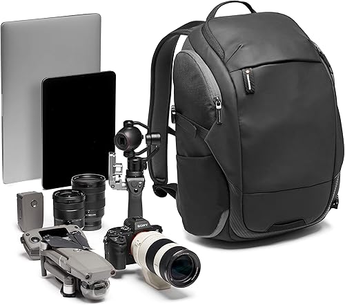 Miniatura 17 de Manfrotto MB MA2-BP-T Advanced Mochila de viaje para cámara y portátil, para DSLR y lentes sin espejo + estándar, con sistema divisor acolchado