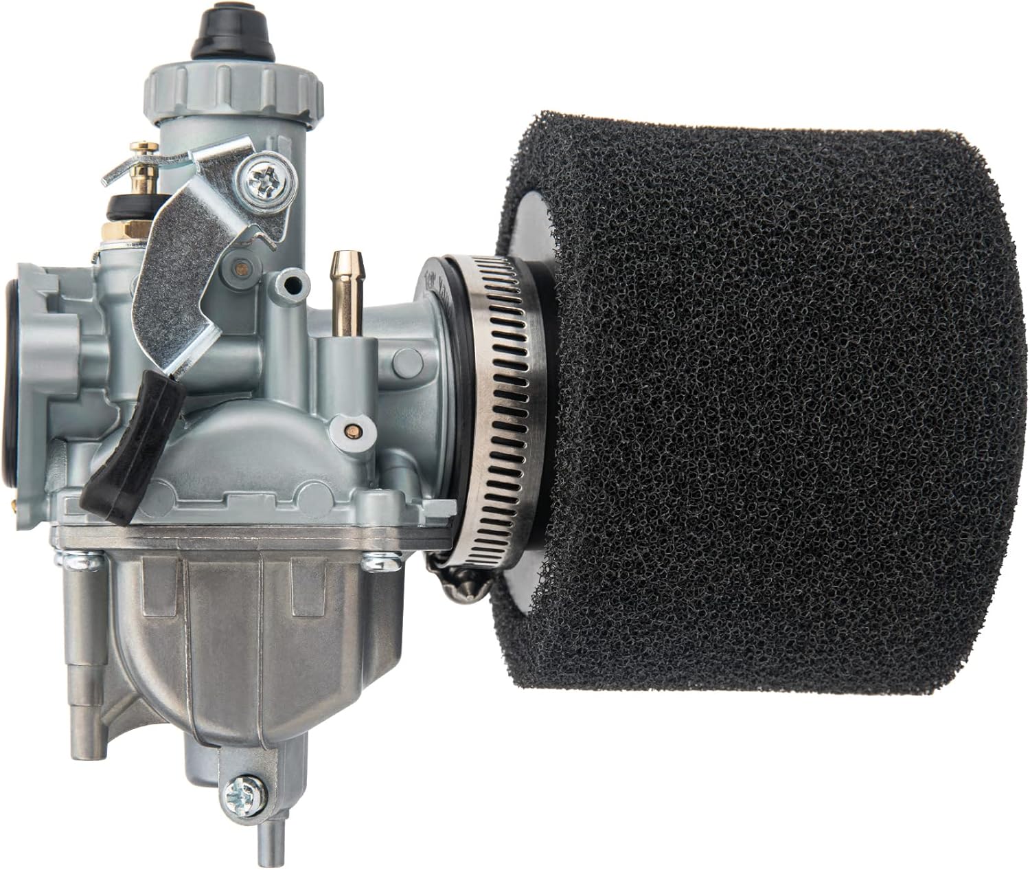VM22 26m Carburetor with Air Filter Intake Compatible with Pipe Pit Dirt Bike Motorcycle 110cc 125cc 140cc Lifan YX Zongshen Pit Dirt Bike CRF70 XR50 KLX BBR Apollo Thumpstar Braaap Atomic DHZ SSR