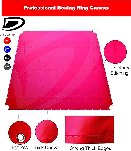 Miniatura 3 de Anillo de boxeo profesional UFC TNA MMA Cage Canvas Mat Cover para boxeo y lucha libre