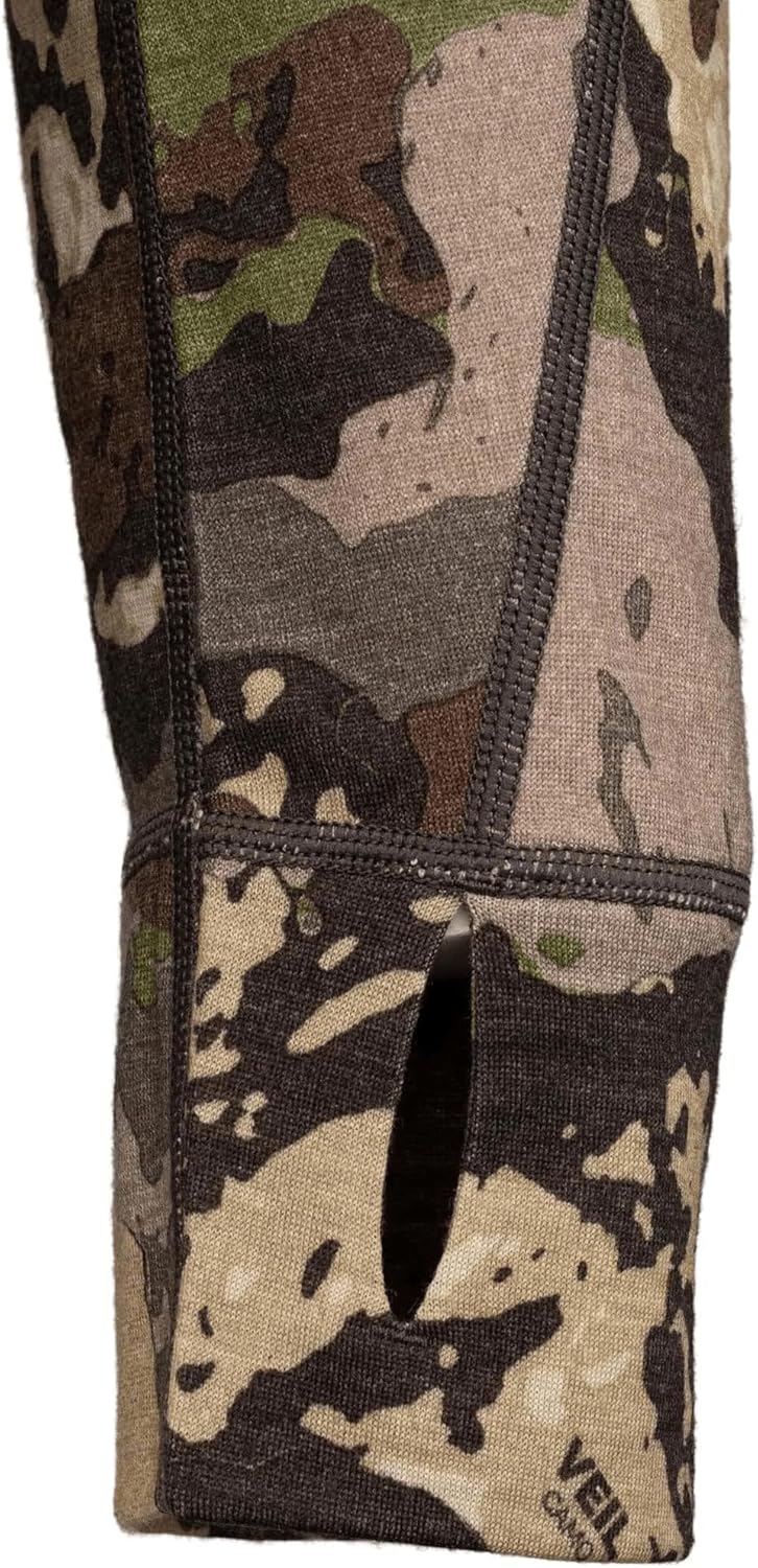 Pnuma Outdoor Renegade Long Sleeve Shirt, Caza Veil Camo, Breathable, Odor Control, Moisture-Wicking (P304C) - Image 2