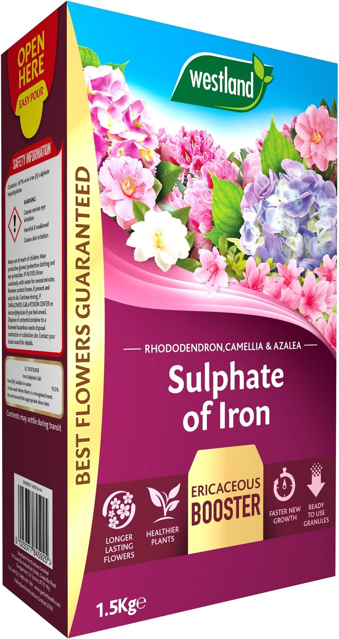 Westland Sulphate of Iron (Plant Food for Ericaceous Plants), 1.5 kg