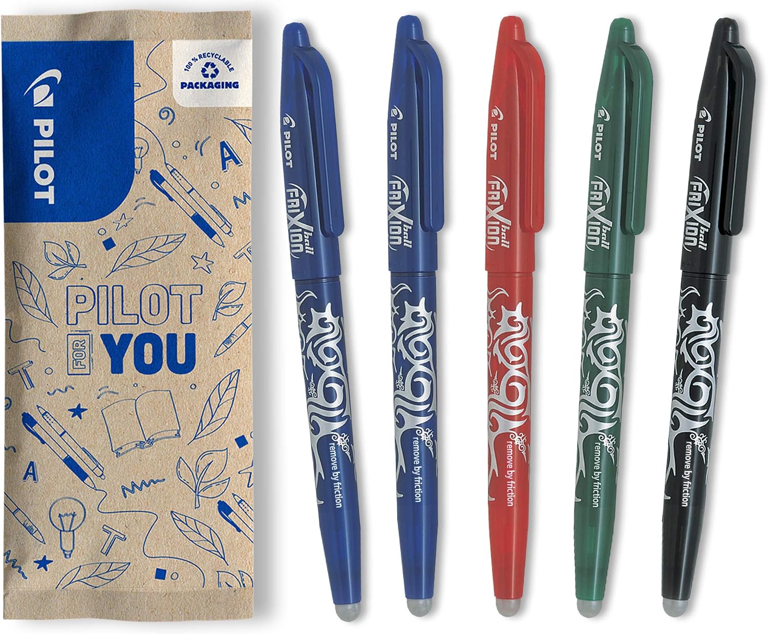 Refill per penna a sfera cancellabile Frixion Ball Pilot - verde chiaro