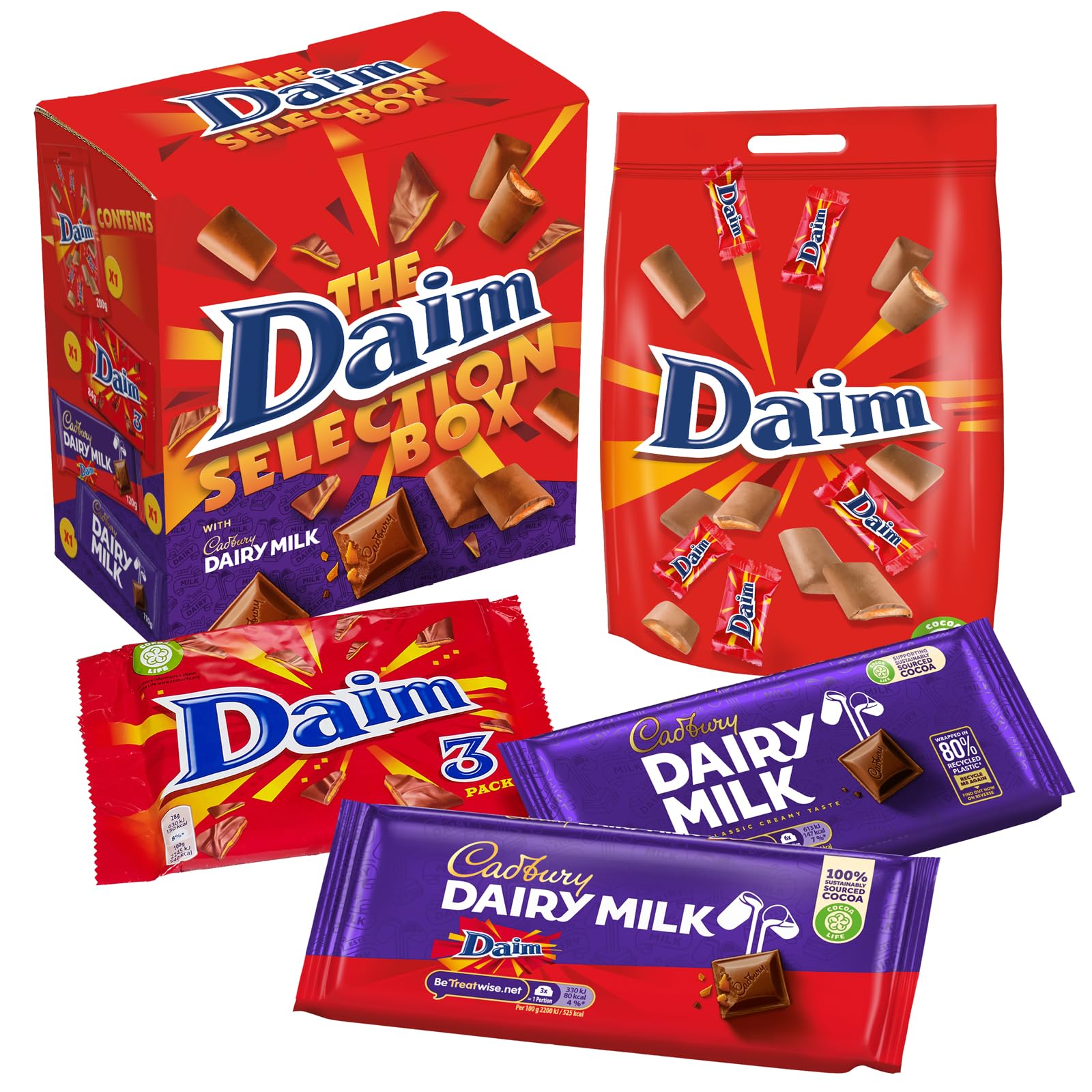 Cadbury Dairy Milk & Daim Christmas Selection Box