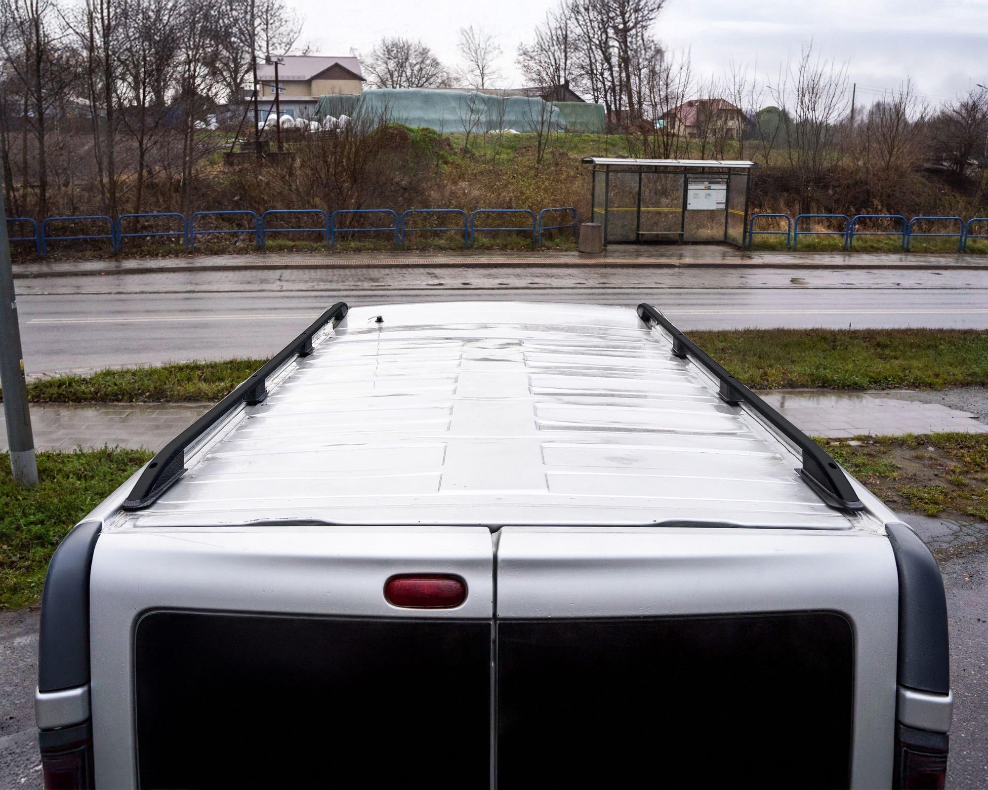 CHROMEMASTER | Barras Portaequipajes, Rieles de Techo Compatible con VW Multivan T5 L1 Corto 2003-2015; Se Utilizan para el Montaje de Portaequipajes de Techo, Cajas de Techo o Portabicicletas