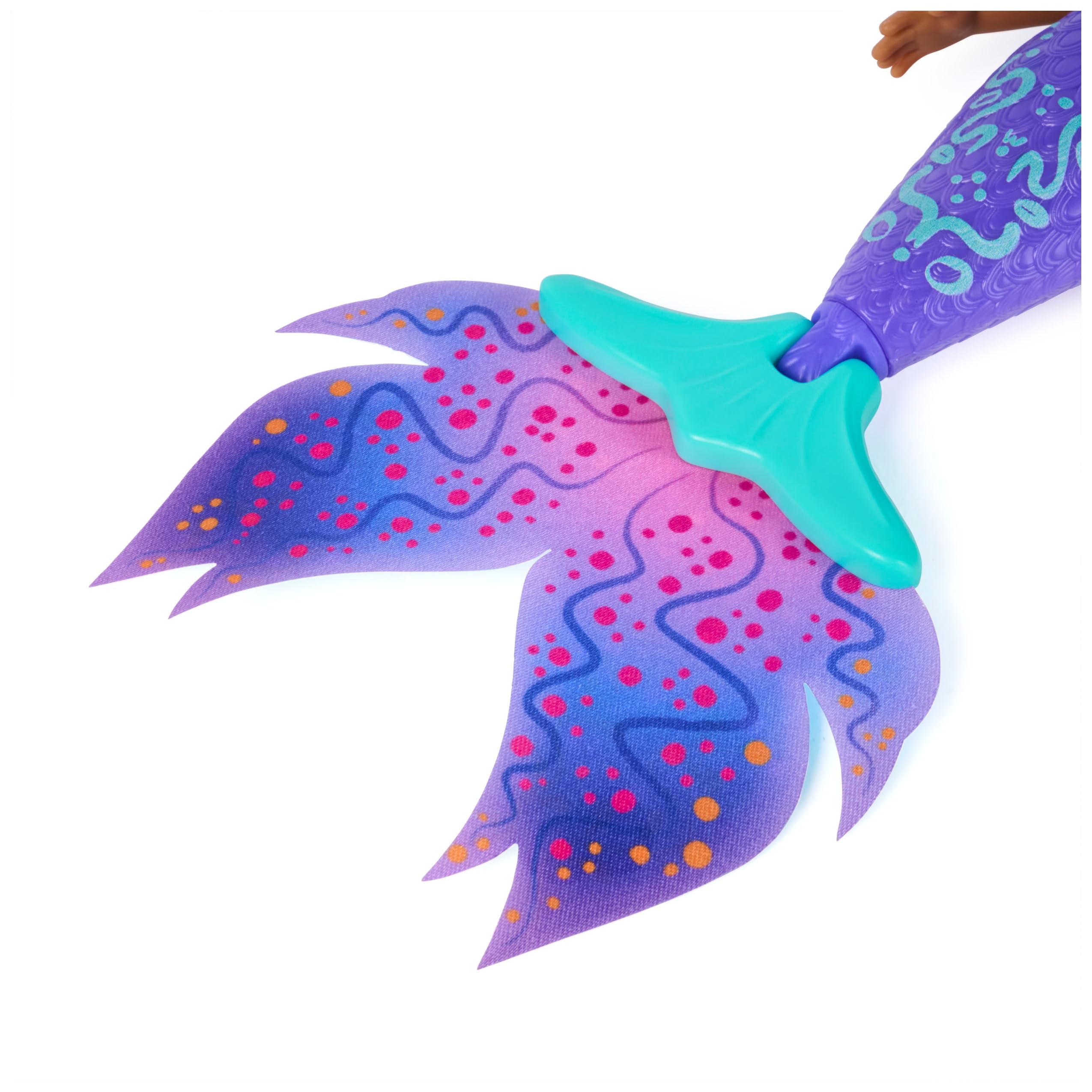 Dora, Maravillosa Dora aventurera, muñeca de Sirena Que Cambia de Color con 2 Accesorios, Juguetes para niños y niñas a Partir de 3 años