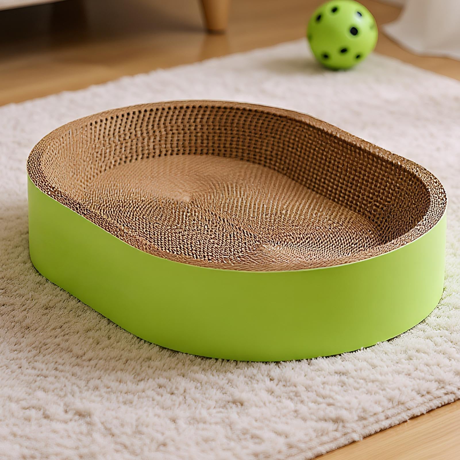 Tablero Rascador de Cartón para Gatos | Rascador De Cartón para Gatos | Protector para Muebles Afilador De Garras para Sala De Estar Esquina Balcón Dormitorio Ventana