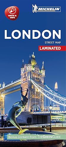 London - Michelin City Map 9201: Laminated City Plan [Lingua inglese]