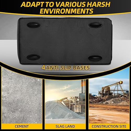 Miniatura 5 de Bolsa de herramientas, organizador de caja de herramientas portátil, correa de hombro ajustable, bolsa de almacenamiento de herramientas resistente