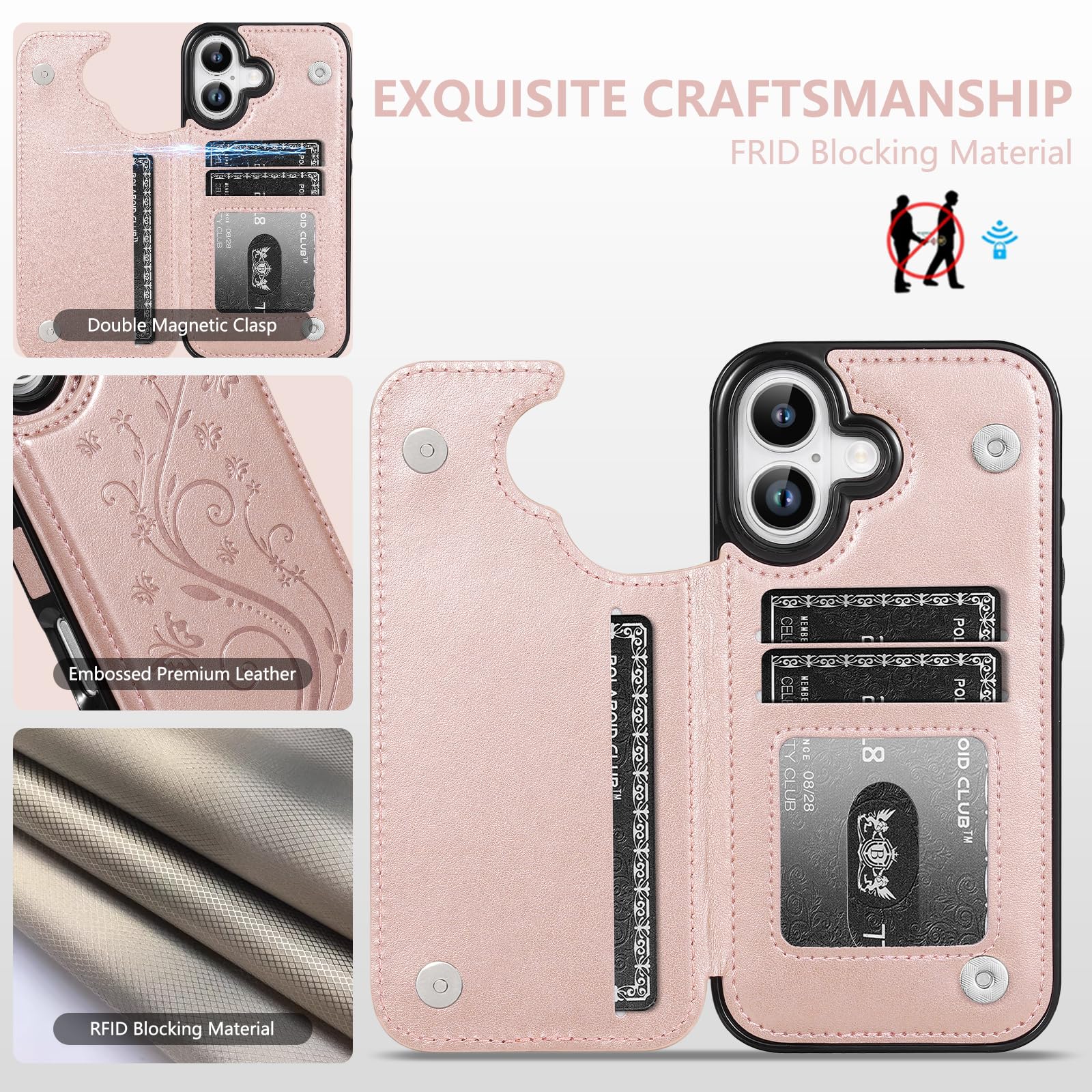 Amazon.com: Korecase Compatible with iPhone 17 Wallet Case with