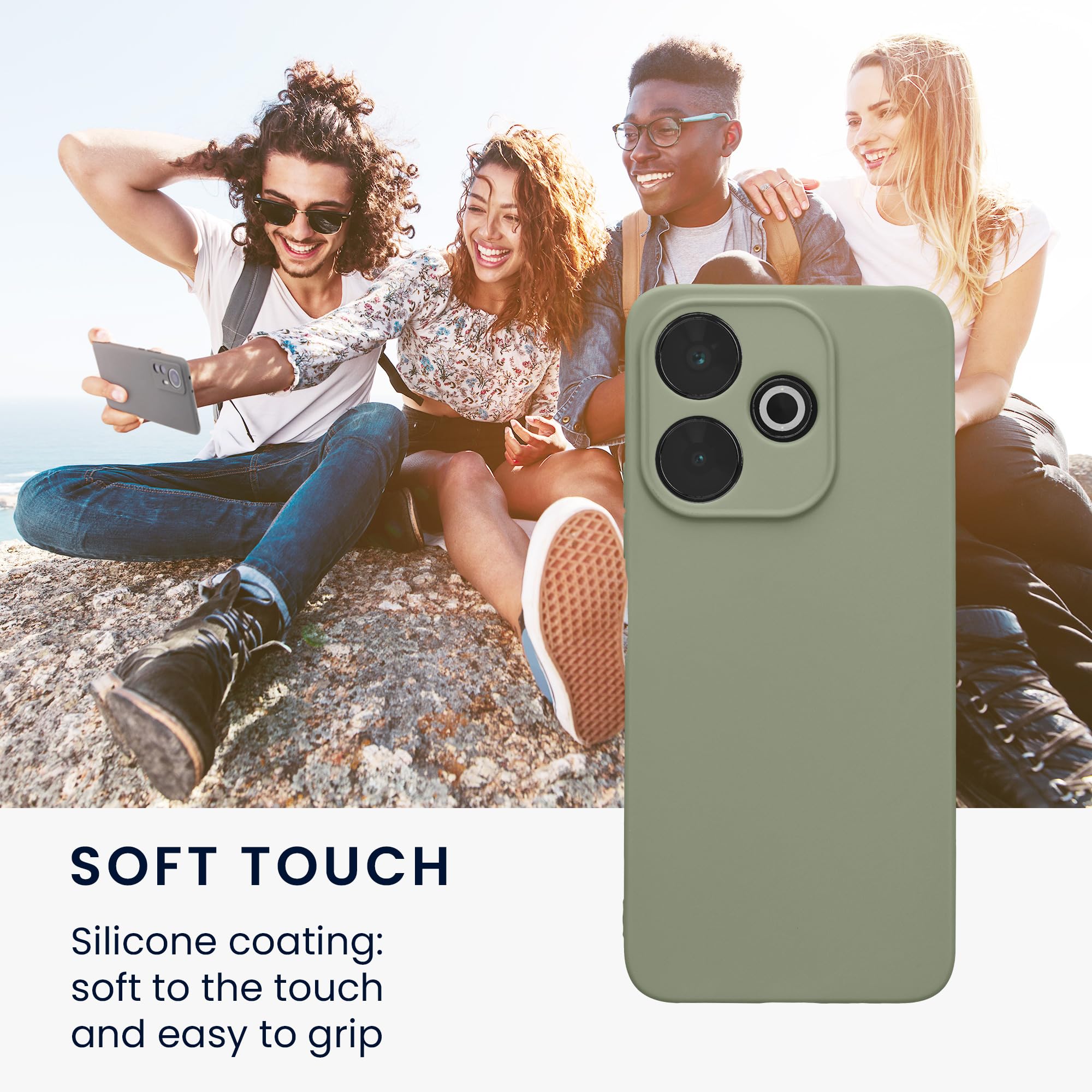 Kwmobile Case Compatible With Xiaomi Redmi Note 12 (4G) Case - View #4