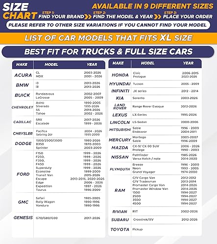 Miniatura 3 de EcoNour Parasol para parabrisas de camiones con bolsillo de almacenamiento Parasol reflectante de material 240T para protección contra rayos UV