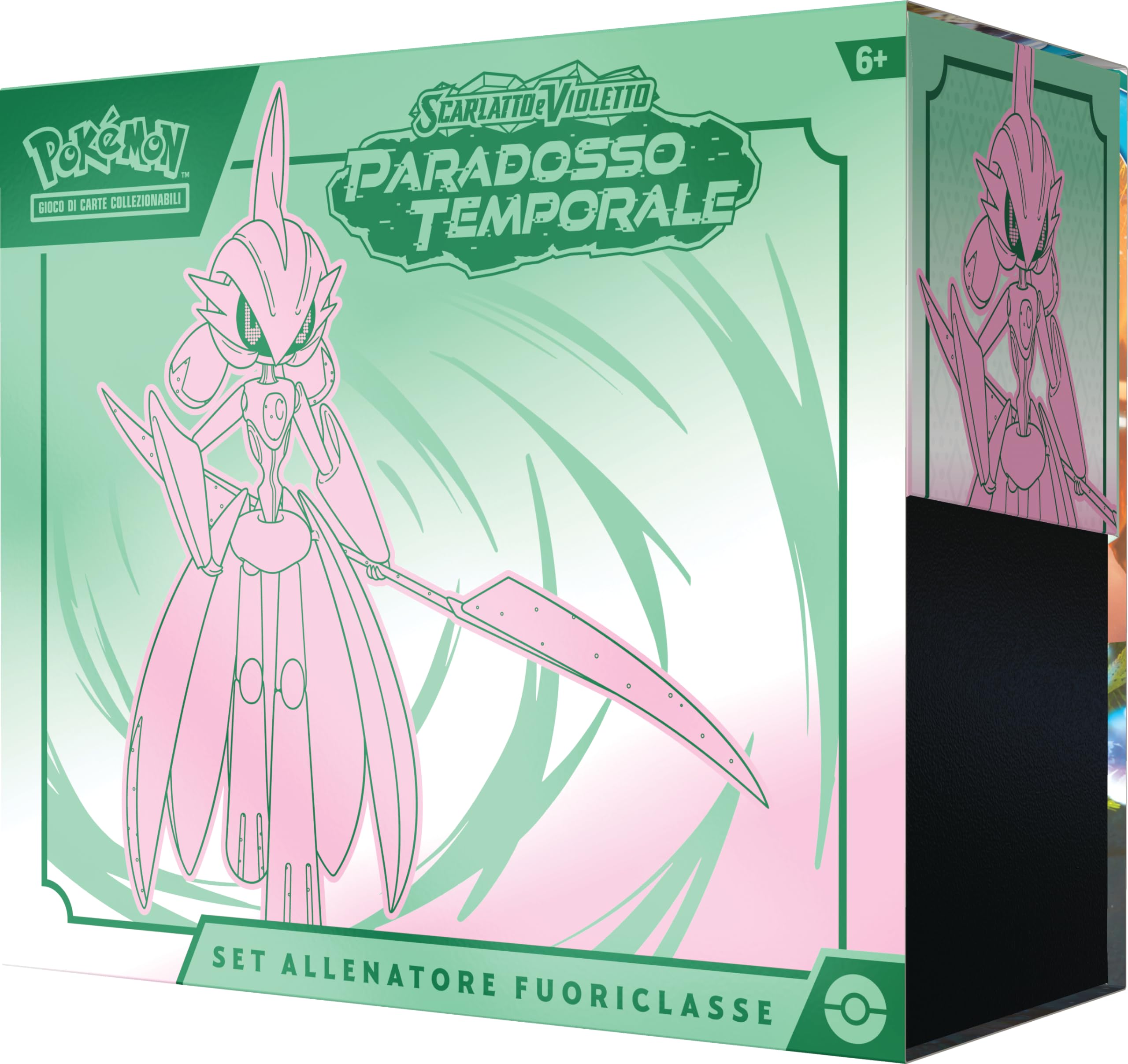 Pokémon Set Allenatore Fuoriclasse (Eroeferreo) dell’espans. Scarlatto e Violetto - Paradosso Temporale del GCC (9 buste di espansione, 1 carta promo olografica a figura intera e accessori premium)