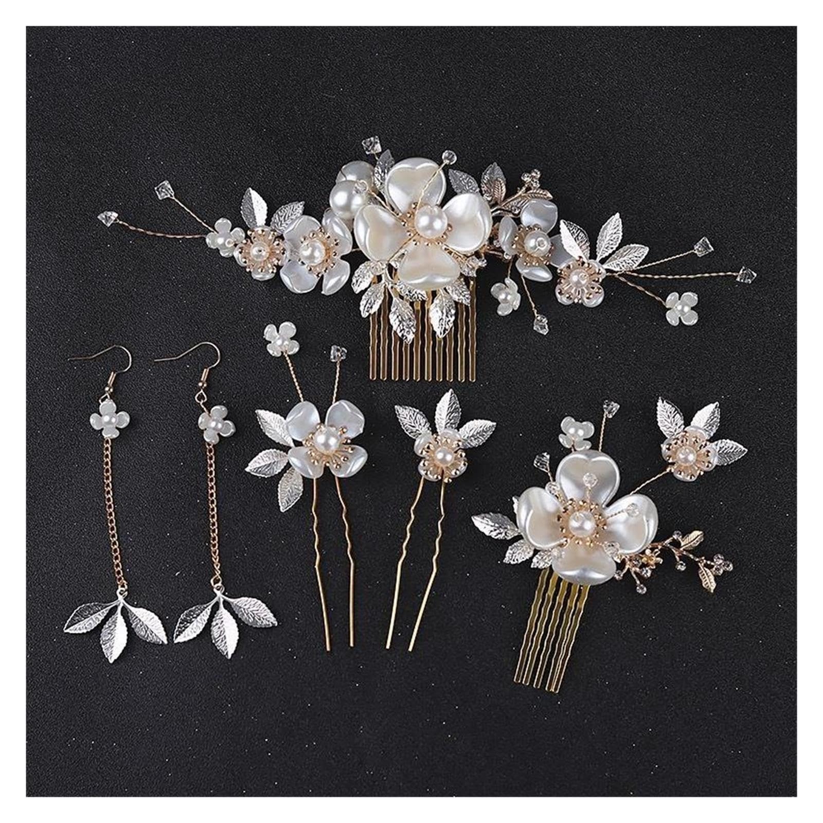 peigne à cheveux de mariée Accessoire for cheveux de mariage en perles d'inspiration