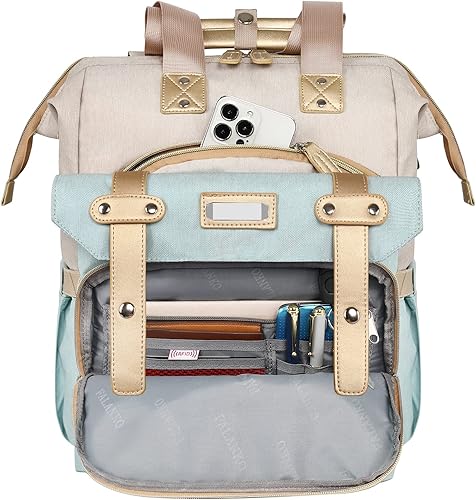 Miniatura 5 de Mochila para laptop para mujer, doctor profesor, universidad, escuela, estudiante, trabajo, bolsa de hombro, mochila aprobada por aerolíneas de