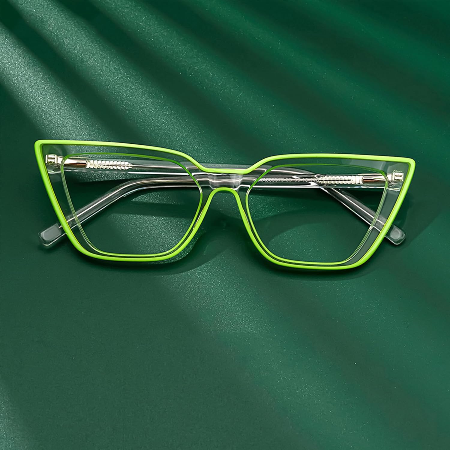 Zeelool Stylish Acetate Oversized Cat Eye Blue Light Blocking Glasses for Women 100% UV400 Protection Eyewear Yosef WA609979