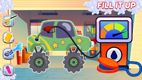 Preschool Kids Auto Car Wash - Workshop Services Games