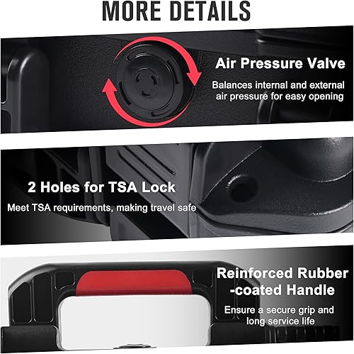 Miniatura 7 de Kinghardcase Estuche para Armas para Pistolas Aprobado por la TSA Estuche de Viaje para Armas de Fuego Estuche Duro para Pistola Glock Estuche para