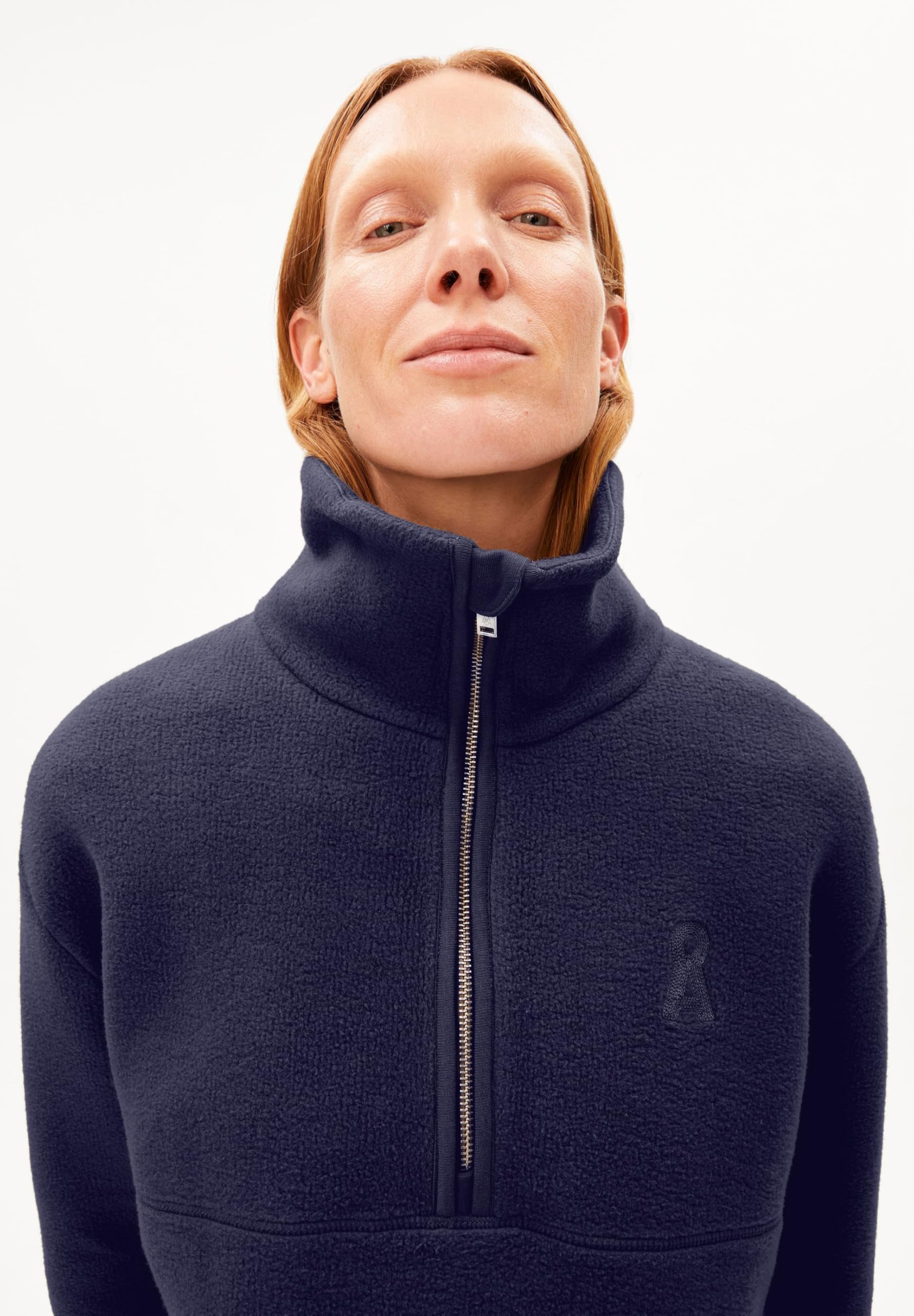 ARMEDANGELS Damen Fleece-Sweatshirt aus Bio-Baumwolle HAARLEENAA Oversized Fit