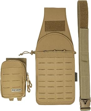 FHF Gear Hip Quiver Adjustable Ambidextrous MOLLE Archery Quiver with Accessory Pouch Made in the USA