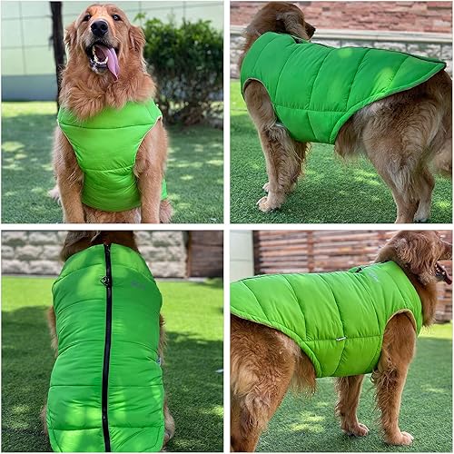Miniatura 6 de Chaleco de invierno para perro, impermeable, resistente al viento, con forro polar supercálido, con cierre de cremallera suave para perros pequeños,