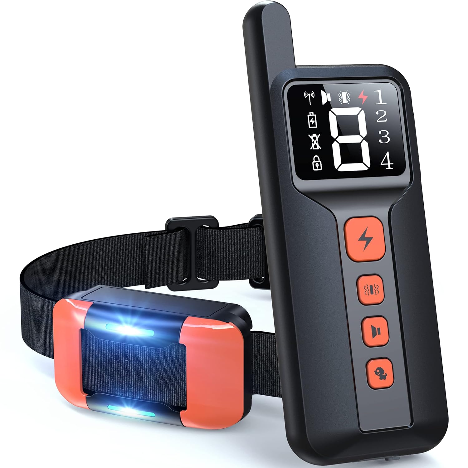 Dog Shock Collar Dog Training Collar with Remote EPOHESE IPX7 Waterproof Shock Collar for Small Medium Large Dogs