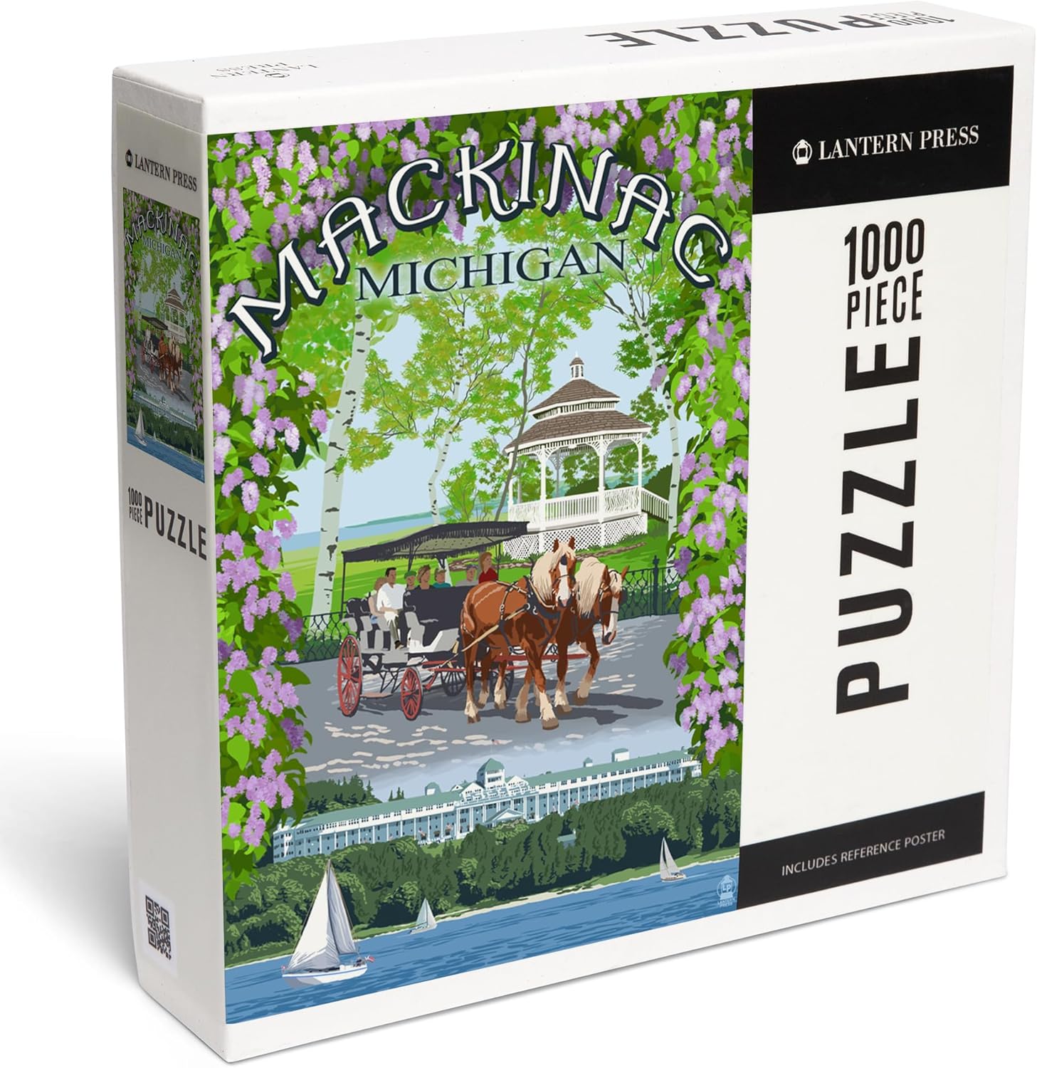 Mackinac, Michigan, Montage Scenes (1000 Piece Puzzle, Challenging Jigsaw Puzzle for Adults, Made in USA)