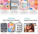 TECLAST ArtPad Tablette 13.2 Pouces 2.2K 120Hz, Gaming Tablet Android 16, T7300 2.2GHz Octa-Core, 10000mAh/18W, 48Go RAM+128Go ROM(8To TF), 4G LTE Double SIM, 5G WiFi, Widevine L1, GPS, Gemini AI - 6