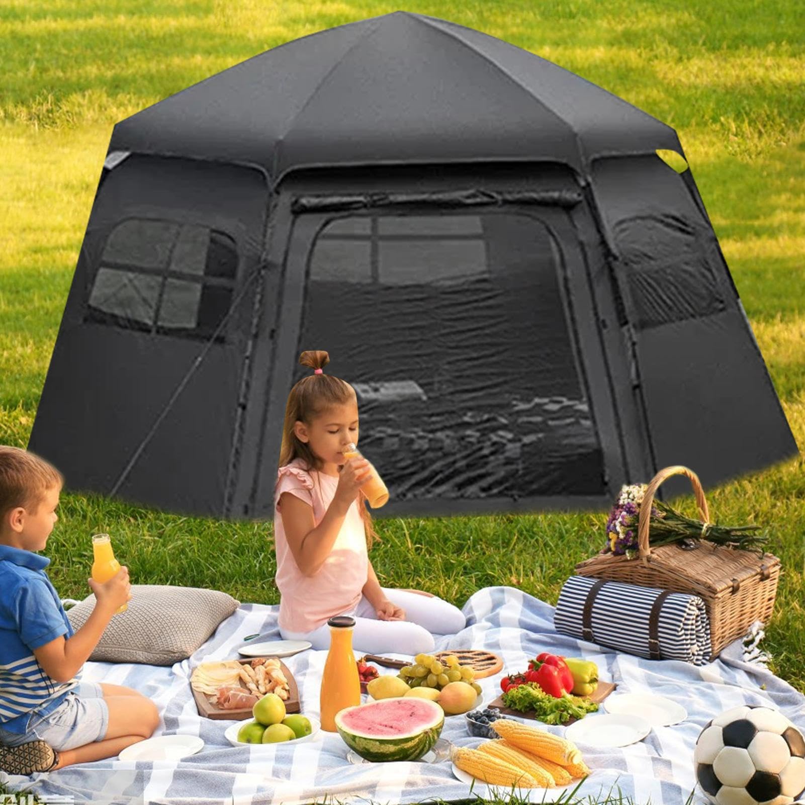 Outdoor Camping – odporny na deszcz schronisko kempingowe – duży piknik, dla parków, turystów, na kemping, do ogrodu, na wycieczki, do parku, na ryby, festiwale muzyczne, wędrówki, piknik