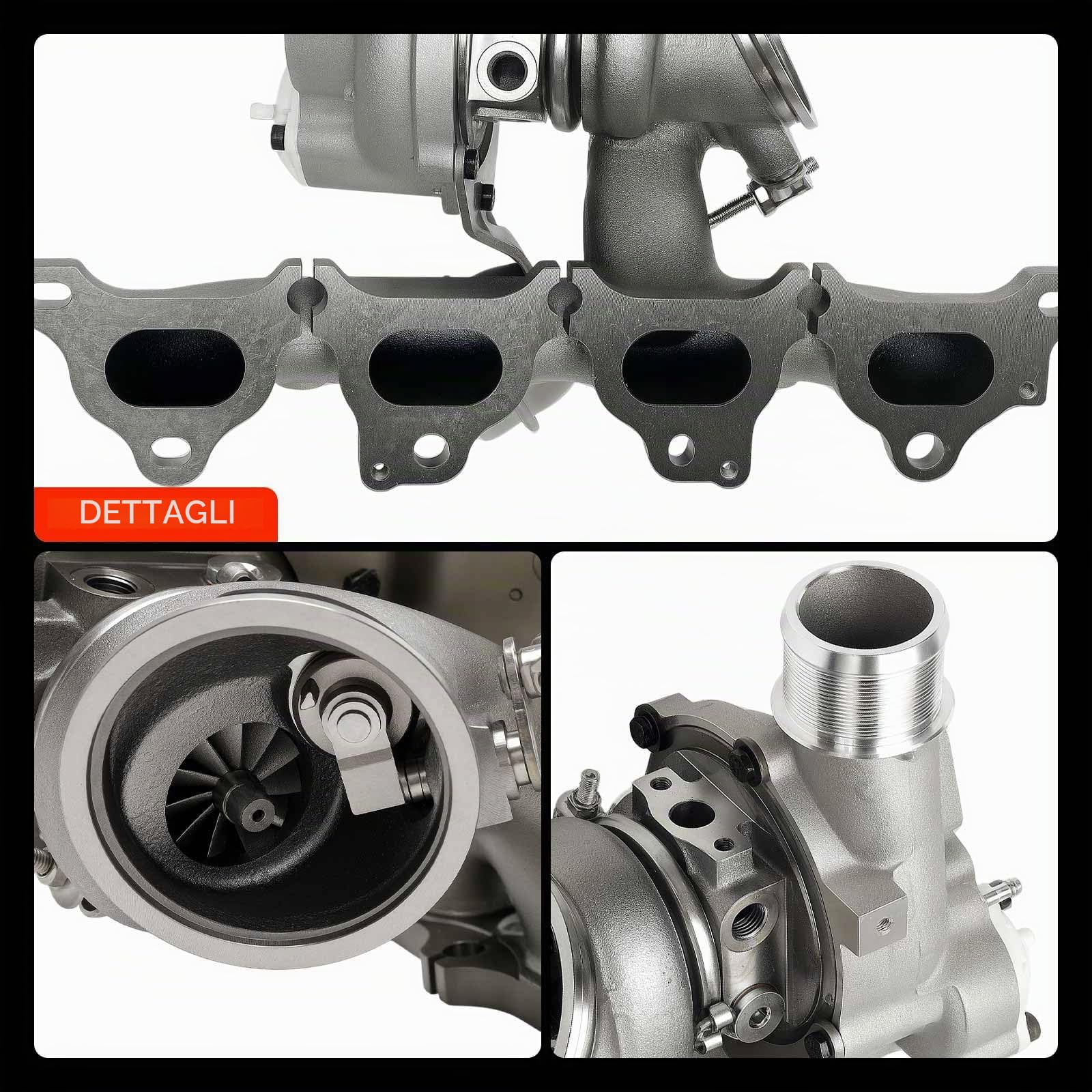 Frankberg Turbocompressore gas di scarico turbocompressore 55355617 | Compatibile con: Corsa D S07, Astra H GTC A04, Astra J P10, Astra J Caravan P10, Astra H Twintop A04