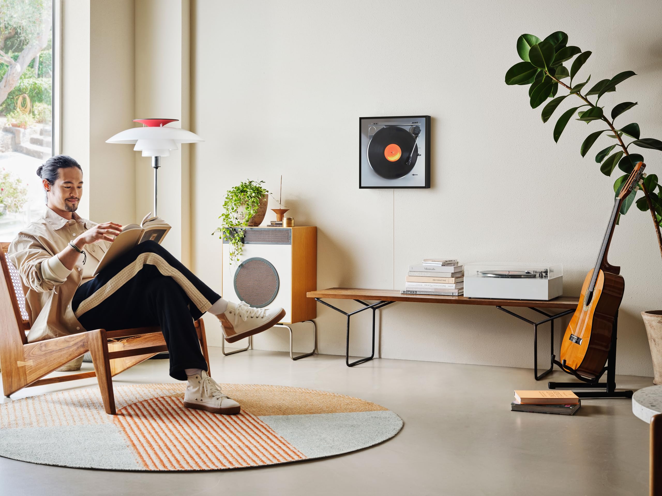 Samsung Music Frame HW-LS60D Soundbar für TV-Geräte, Music Frame Design im Bilderrahmen-Stil, Bluetooth-Lautsprecher mit großem Sweet Spot, Kabelloses Streaming