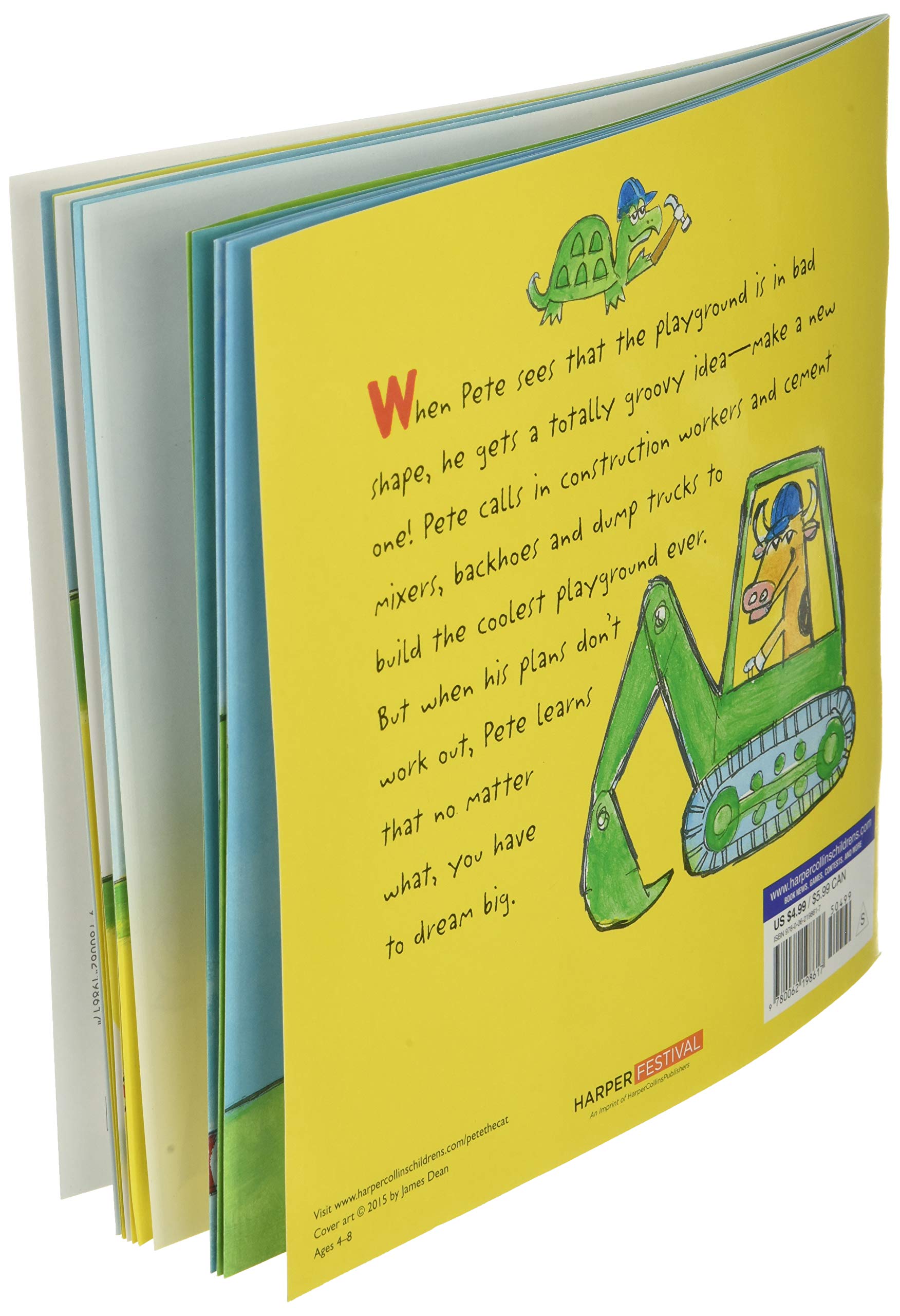 Amazon.com: HarperCollins Children's Books: Pete the Cat Paperback Picture  Books