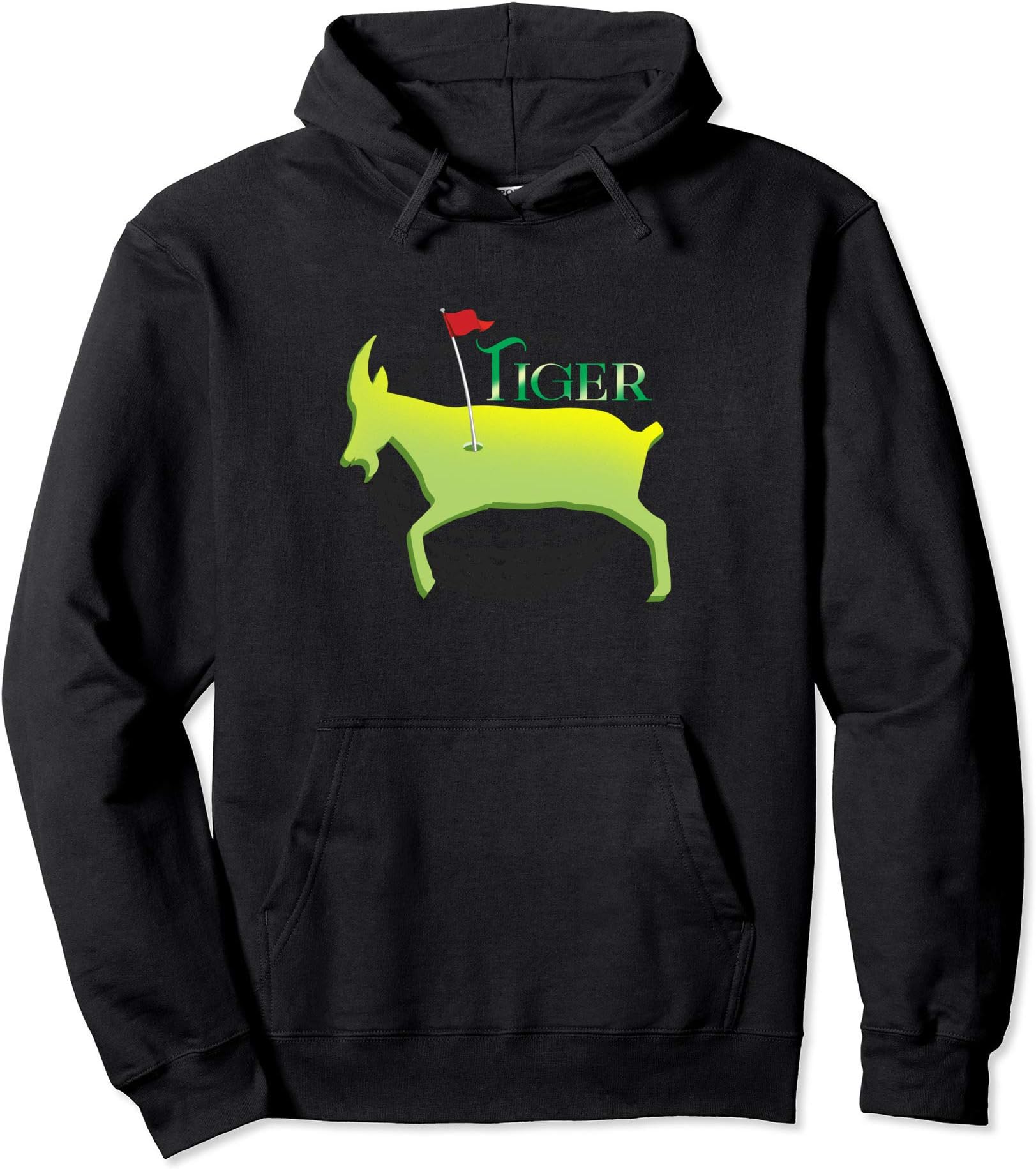 Tiger Goat Funny Masters Golfer Golf Dressed4DutyTiger Goat - Funny Masters Golfer - Golf Ball Player Pullover Hoodie