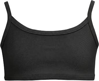 City Threads Girls Bikini Top Only UPF 50+, Bathing Suit Top for Girls, Made in the USA