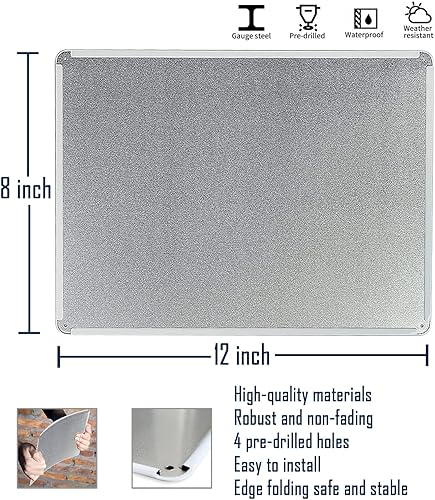 Miniatura 2 de Letreros de estaño para tractor, decoración de pared de tractor antiguo, letrero de cruce de tractor al aire libre, letrero de metal para tractor