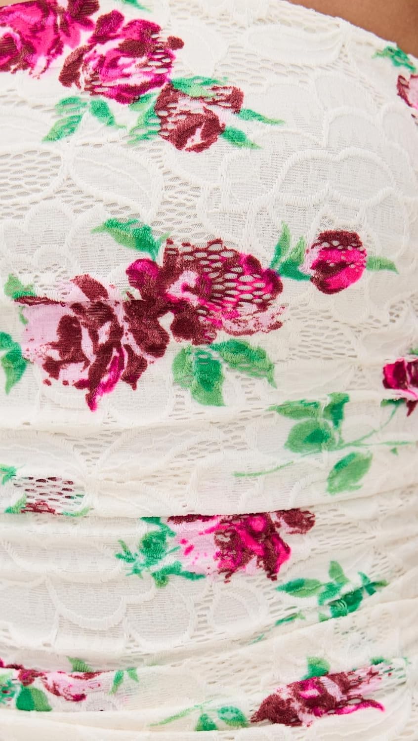 AFRM Women's Marlo Crochet Lace Dress - Image 6