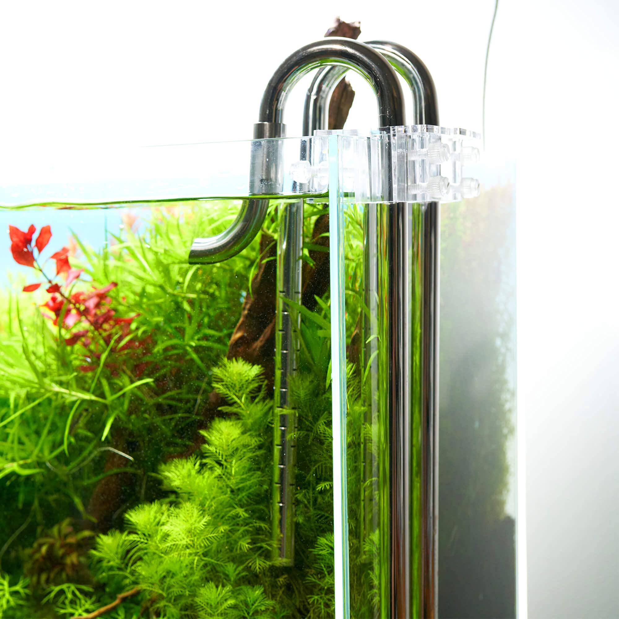 Edelstahl Inflow-Outflow Set - Aquarien Filtereinlauf Filterauslauf Set (13mm für 12/16mm Schlauch)